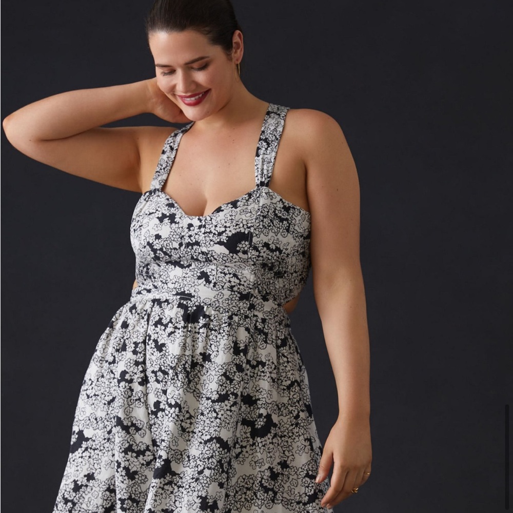 by Anthropologie Printed Midi Dress